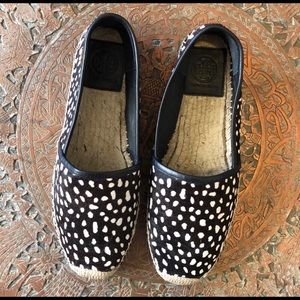Tory Burch NWOT Pony Hair Espadrilles